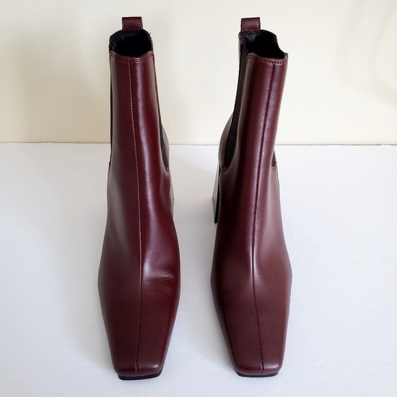 Topshop Harbour Chelsea Burgundy Boot, Size 9.5US - Picture 5 of 11